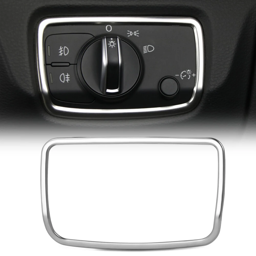 Рамка переключателя автомобильной фары декоративная 3D наклейка для Audi A3 8V седан