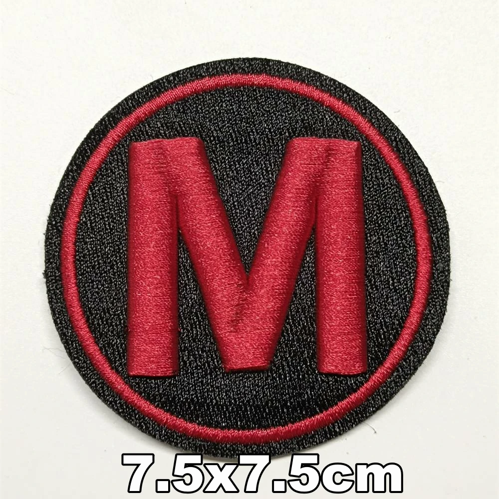 

embroidery round M embroideried patches EE-3343