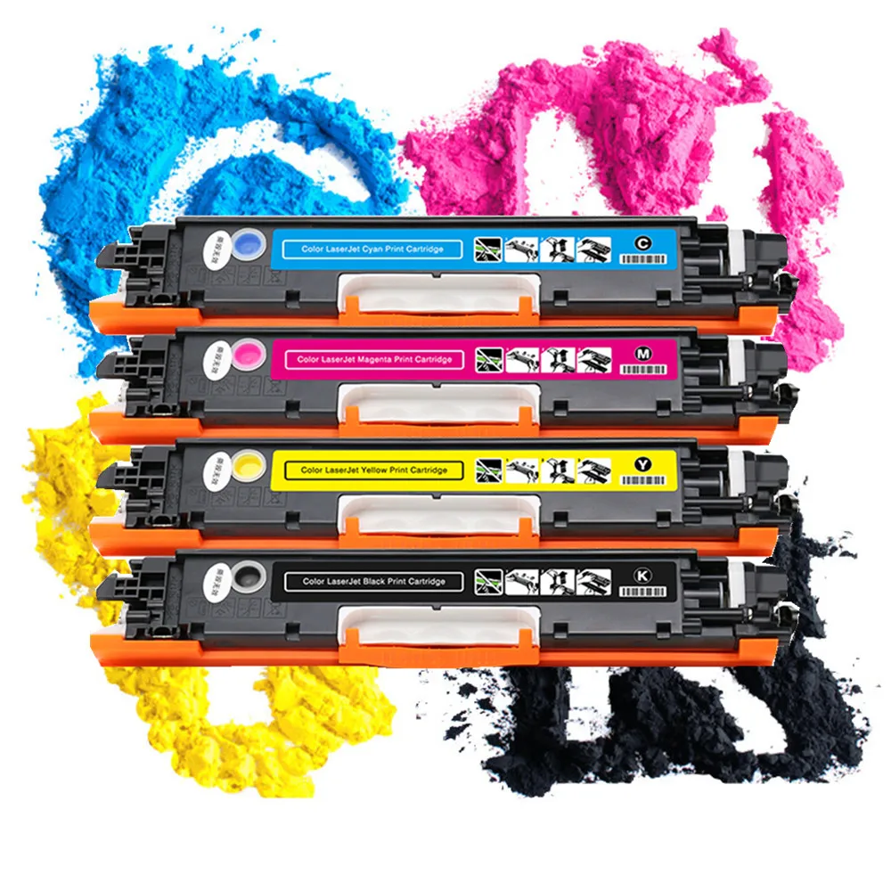 CE310 CE310A -313A 126A 126 совместимый цветной картридж с тонером для принтера HP LaserJet Pro CP1025