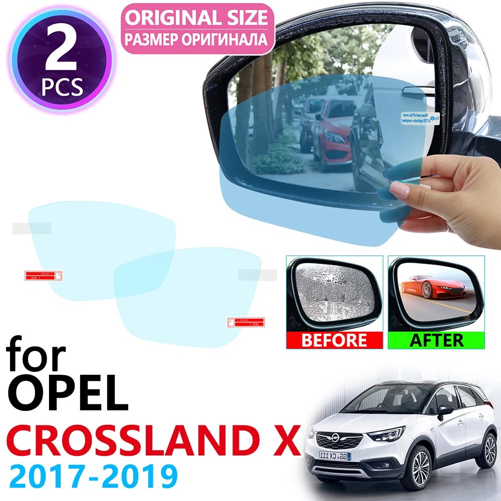 Для Opel Crossland X 2017 2018 2019 2020 полное покрытие зеркало заднего вида противотуманная