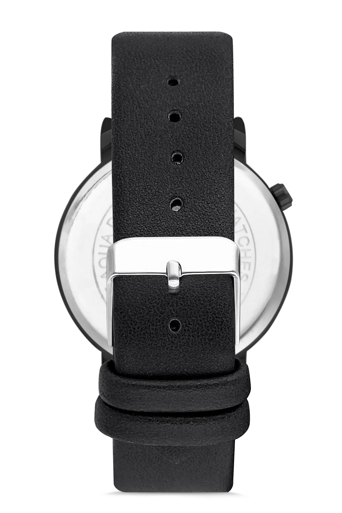 

2020 top Brand Luxury Fashion Men 'S Black Leather Quartz Wrist watch APWA028302 Aqua di Polo 1987