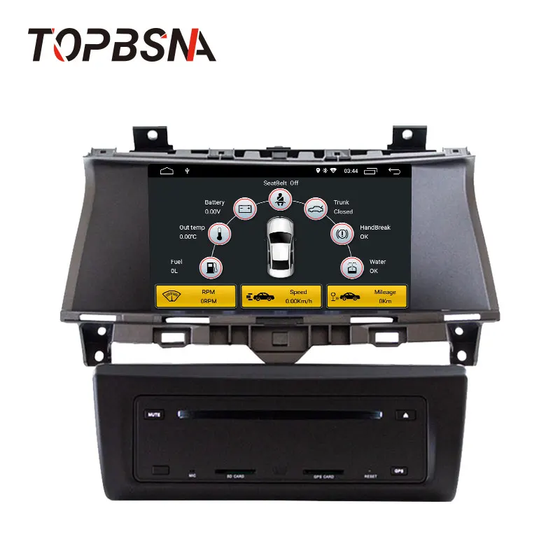 Автомобильный DVD-плеер TOPBSNA Android 10 для Honda Accord 08 2008-2015 GPS-навигатор 1 Din автомобильный