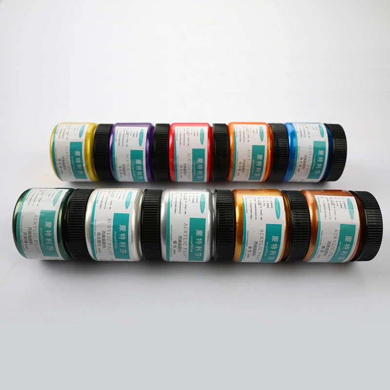 

100ml Gold Paint Metallic Acrylic Paint Waterproof Not Faded For Statuary Coloring DIY Hand Clothes Painted Graffiti Pigments