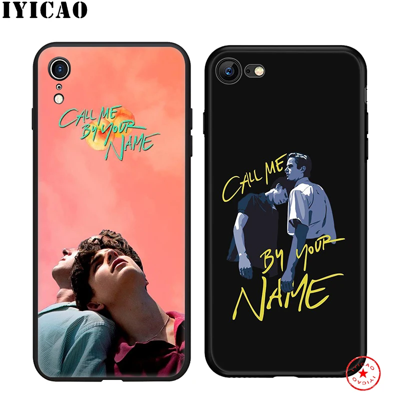 IYICAO позвоните мне по вашему имени мягкий чехол для телефона iPhone 11 Pro XR X XS Max 6 6S 7 8 Plus