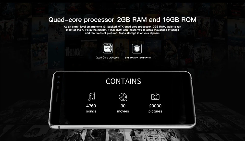 AllCall S1 3g смартфон 5," Android 8,1 MT6580 четырехъядерный 2 ГБ+ 16 Гб 13 МП+ 2 МП Двойная камера заднего вида 5000 мАч анти-падение мобильный телефон