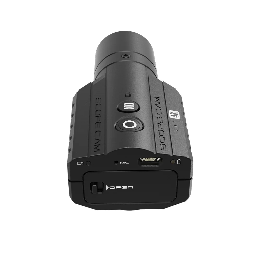 Billig Umfang Cam 4k Military Airsoft Tactical Paintball 1080p 120fps Ultra Hd Aufnahme Wifi 850mah Scopecam Jagd Action Cs