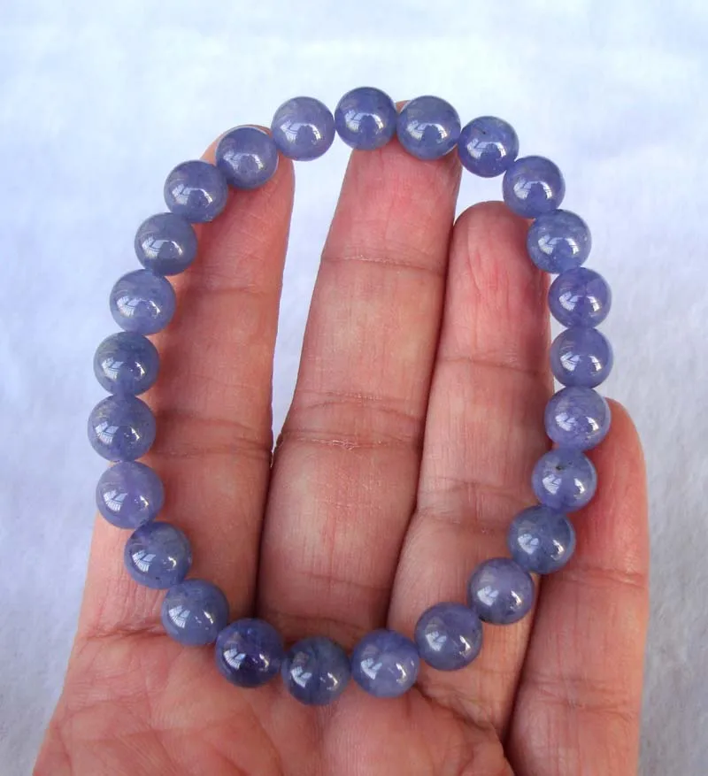 Бесплатная доставка натуральный циркониевый круглый 8 мм браслет с бусинами