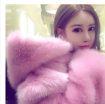 2019 сезонный костюм-платье тонкая шляпа Имитация лисьего меха трава короткое