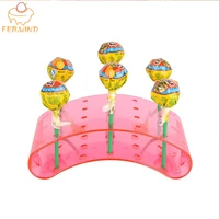 20 holes acrylic lollipop standholderbase lollipop display stand cake pop drying stands for candy buffet 362