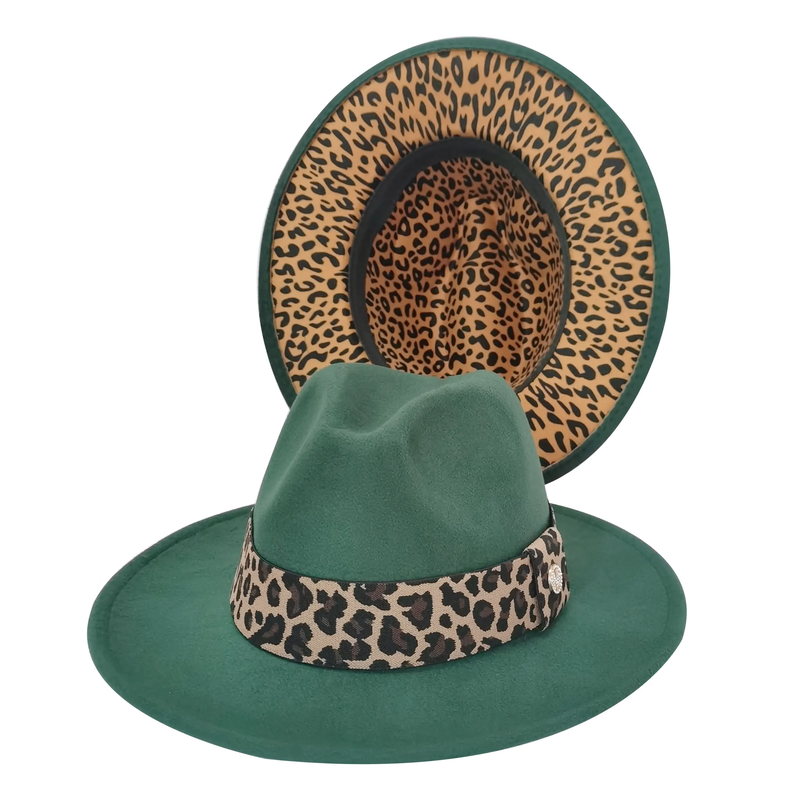 Шляпа фетровая для мужчин и женщин модная уличная шапка с широкими полями поясом