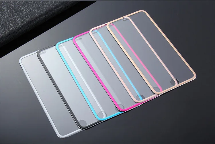 Чехол для iPhone X, 8, 6, 6 S, 7 Plus, 5, 5S, se, 5c, чехол, закаленное стекло, полное покрытие, 3D, изогнутый край, титановая пленка, полное покрытие