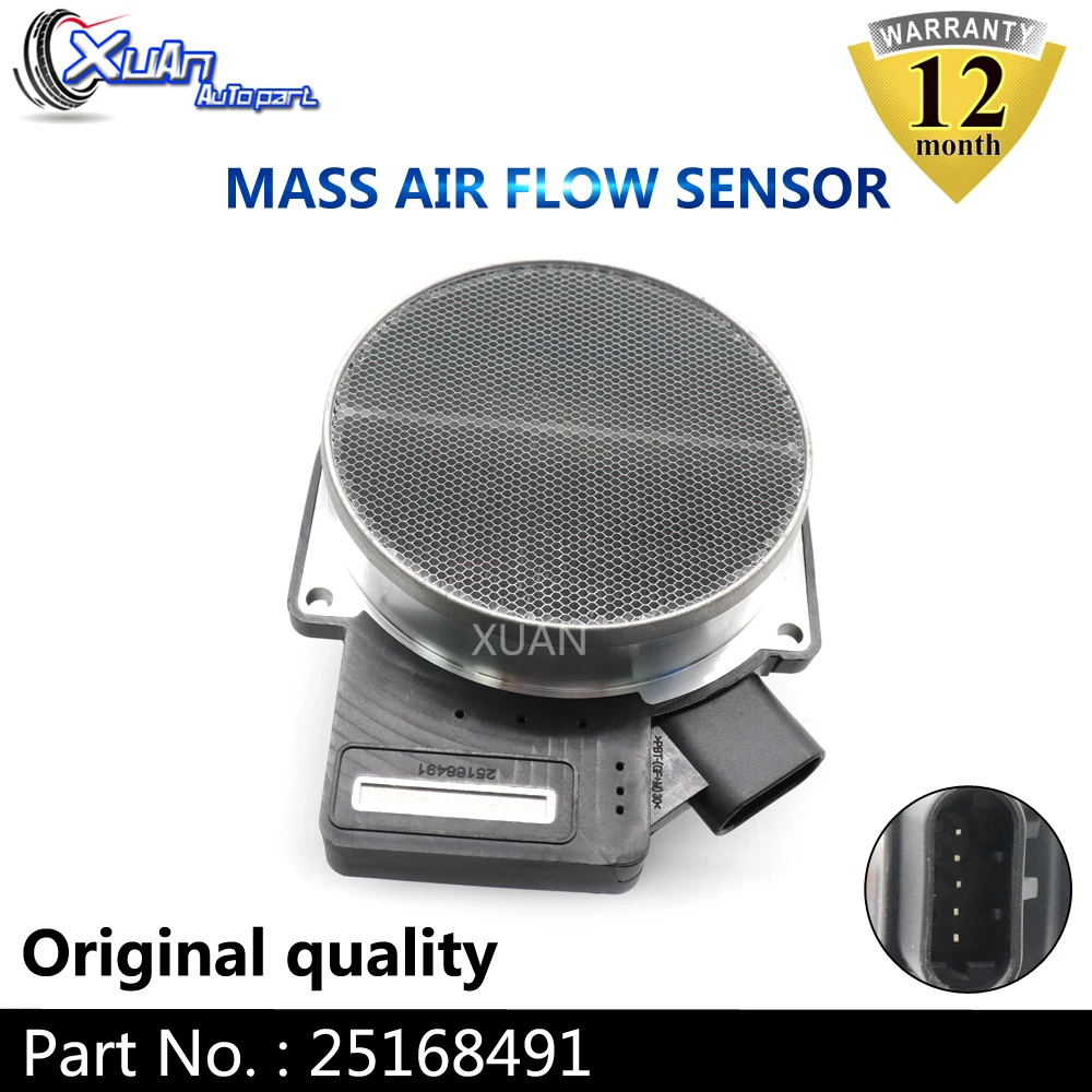 XUAN MAF датчик массового расхода воздуха 25168491 для Buick Rainier Hummer H2 Oldsmobile Aurora Pontiac Bonneville