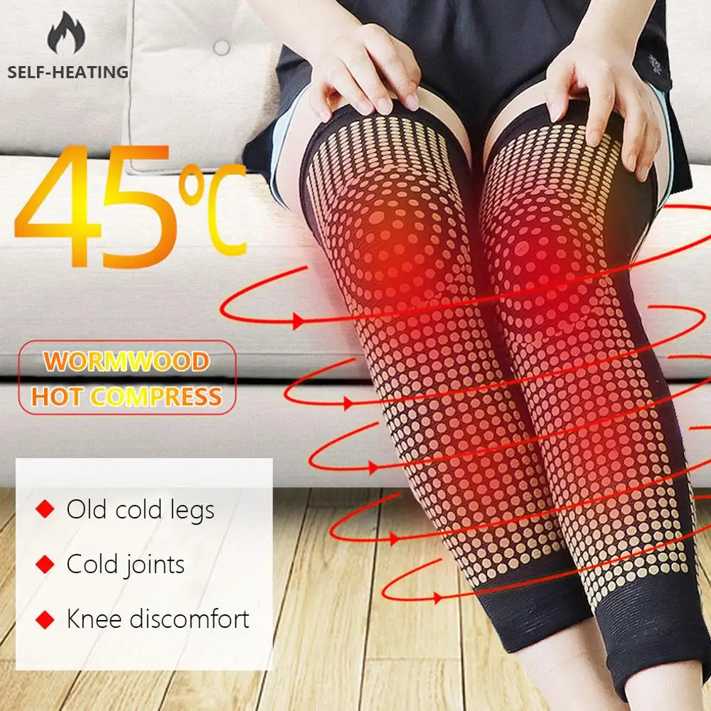 

1 Pair Dot Matrix Self Heating Knee Pads Brace Sports Kneepad Tourmaline Knee Support For Arthritis Joint Pain Relief Recovery