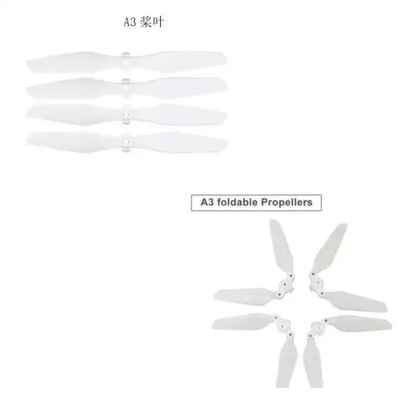 

A3 RC drone Quadcopter Spare Parts Original CW CCW Propellers foldable blade 4pcs/set