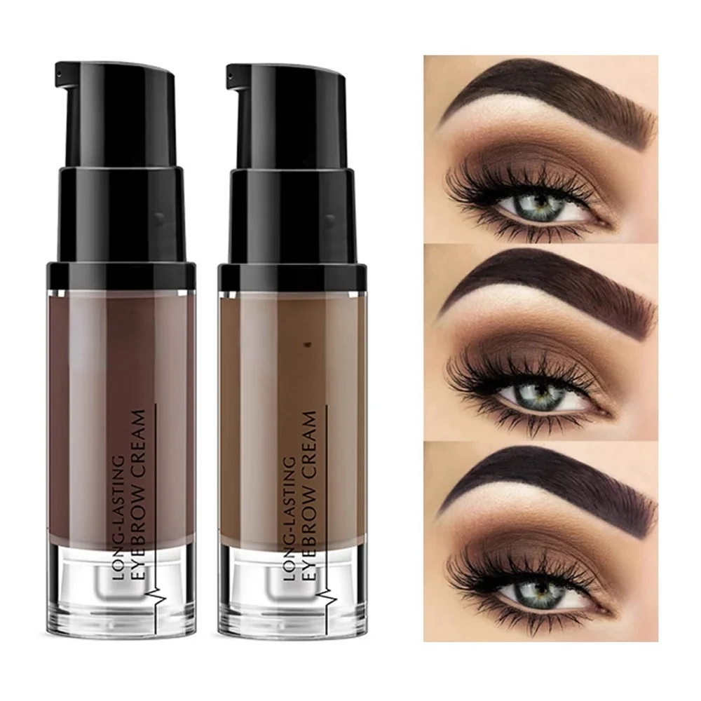 

4D Nude Makeup Natural Waterproof Eyebrow Cream Eyebrow Liquid Gel Eyebrow Hair Cream Cosmetics Brown Eyebrow Enhancer Cosmetics