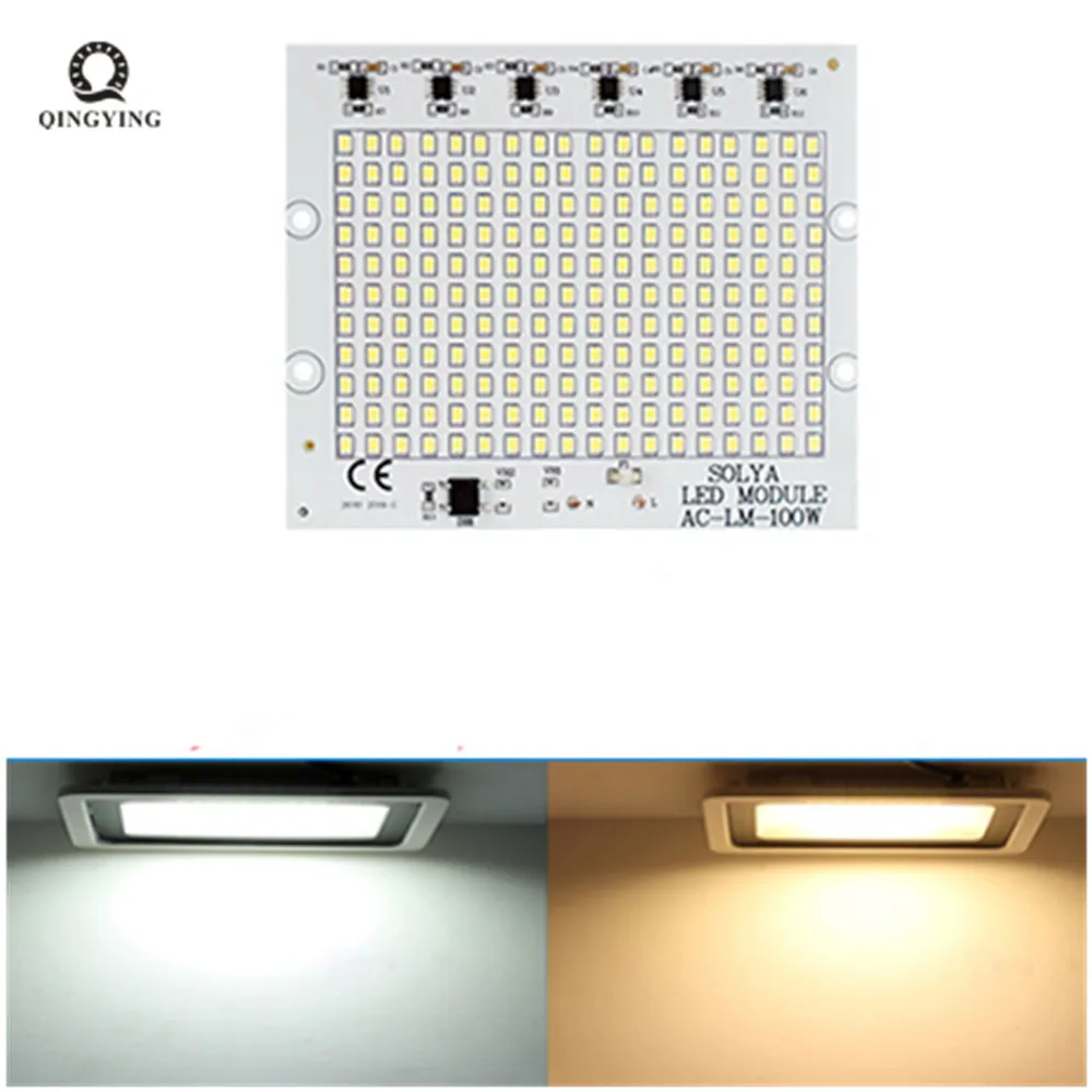 

LED Lamp Chips 220V SMD Bulb 2835 Smart IC Led Light Input 10W 20W 30W 50W 100W For Outdoor FloodLight