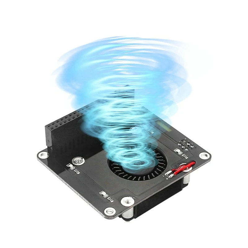 Raspberry Pi 4 GPIO Cooling Fan with LED Light Mini Turbo for RPI Model B/3B+/3B Also | Компьютеры и офис