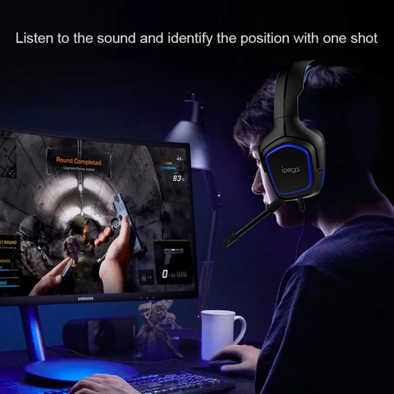 

IPega Game Headphone PG-R006 Surround Sound With High Sensitive Microphone For PC Switch PS4 CellPhone Popular Headset
