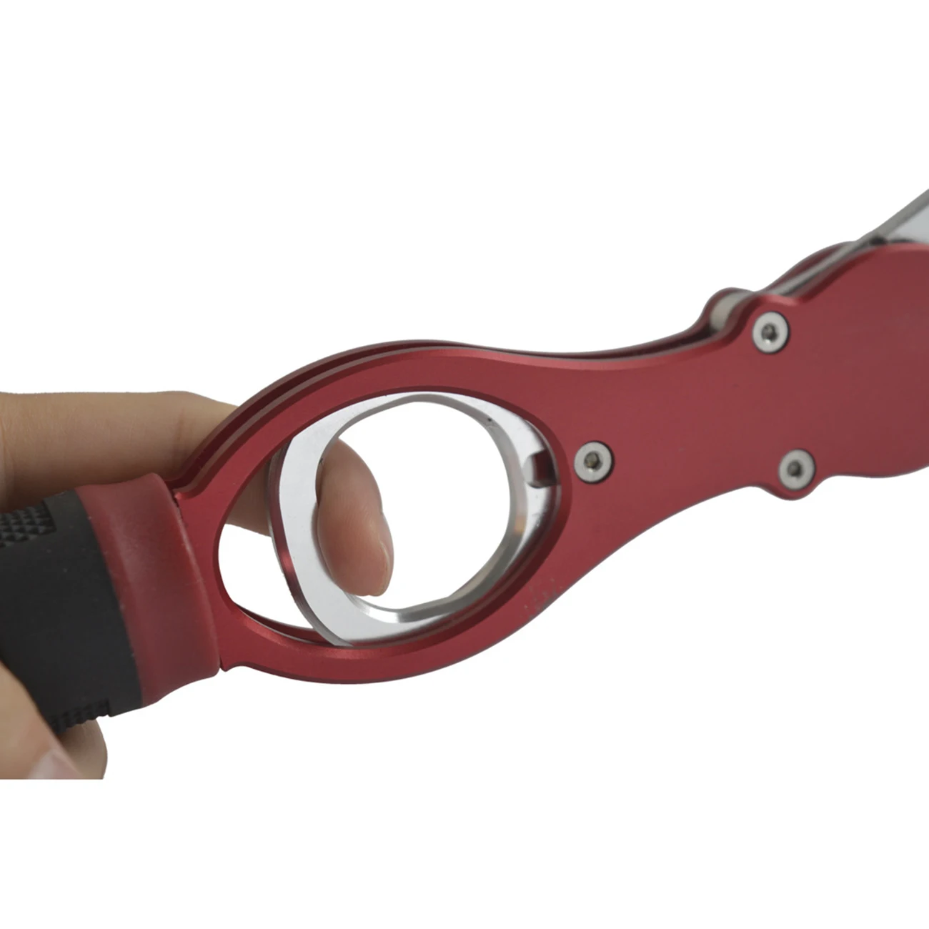 

2pcs Fishing Gripper Pliers Set Aluminum Alloy Fish Lip Grip Fishing Tackle Hook Recover Cutter Line Split Ring Fishing Tool