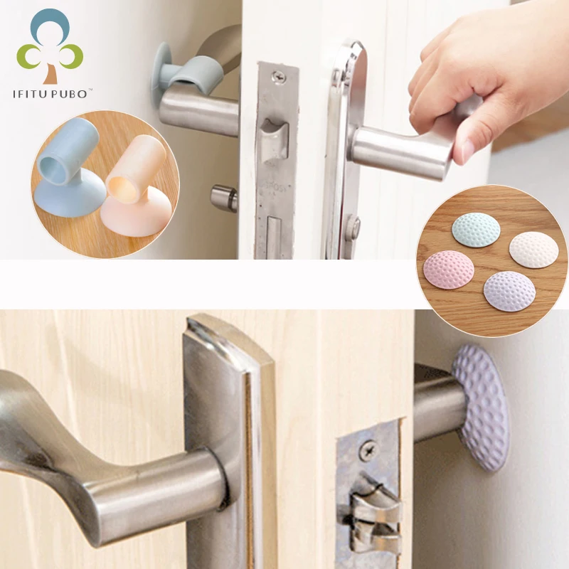 Творческий дверная ручка блокировки для защиты площадка присоска стены