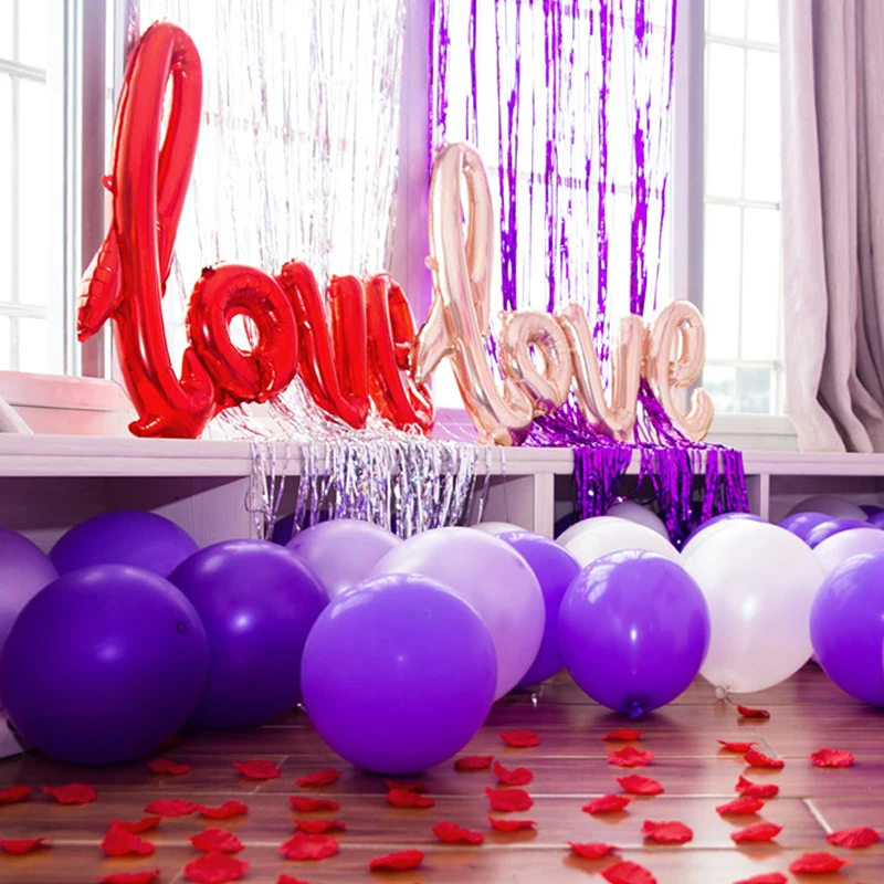 

108*64cm LOVE Aluminium Foil Balloons Wedding Decoration Anniversary Valentine's Day Love Ballons Birthday Party Supply Balloons
