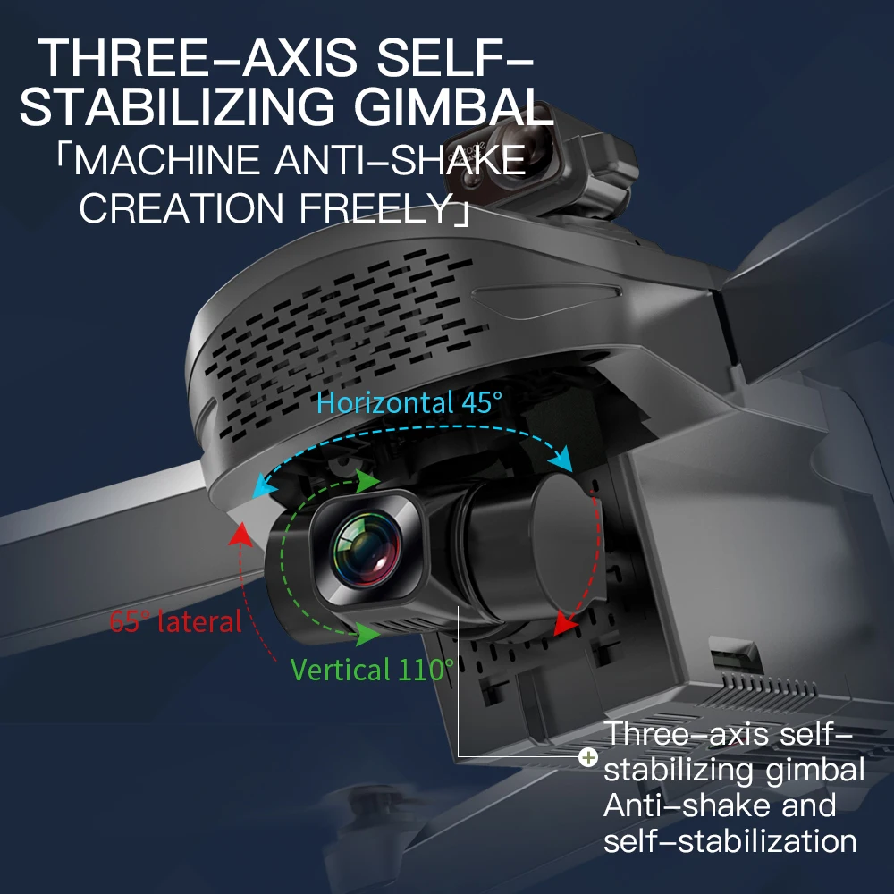 Dron SG908 MAX con GPS y c&aacute;mara 4K, cuadric&oacute;ptero Profesional sin escobillas, 3KM, 5G, Wifi, FPV, regalos de Navidad, 3 ejes, 2022-3