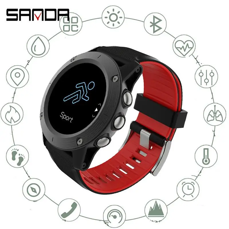 Новый спортивный хронограф Sanda R911 с полным функциональным напоминанием о высоте