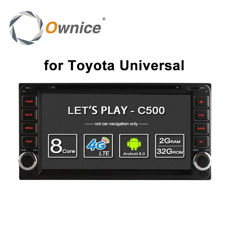 Ownice Android 6 0 Octa 8 Core 2G RAM автомобильный dvd плеер для Toyota Hilux VIOS Old Camry Prado RAV4 2003 2008 4G LTE