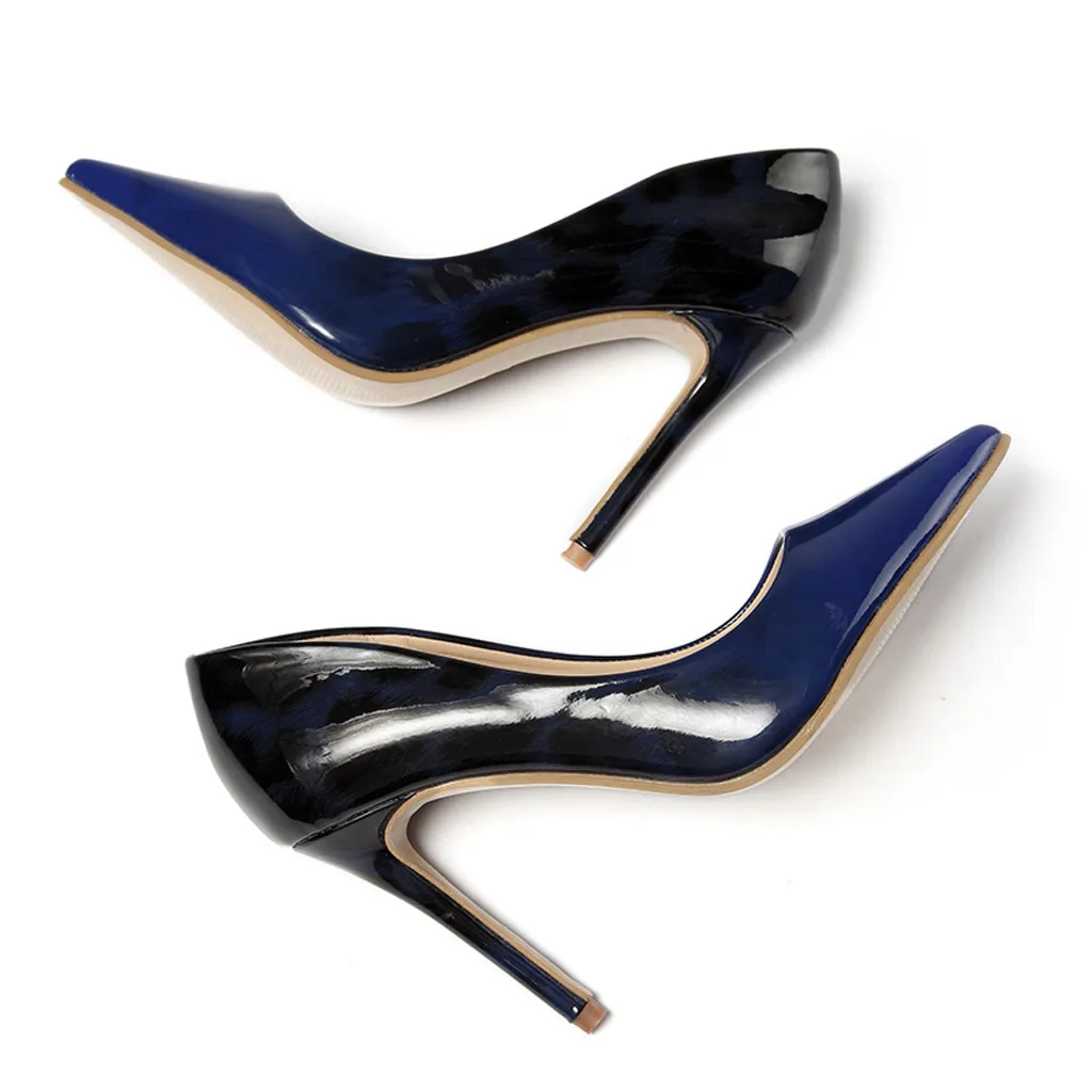 2019 г. Новые женские туфли на высоком каблуке с закрытым носком женская обувь