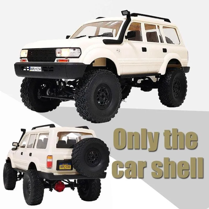 Lc80 White Car Body Shell Simulation Land Cruiser Climbing Off-road Vehicle Shells Assembly Assembling Rc Toy Accessories | Игрушки и