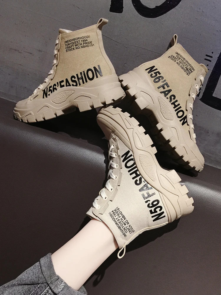 

Martin Boots Women's Summer Breathable British Wind 2019 New Wild Thick Skinny Locomotive Short Shoes