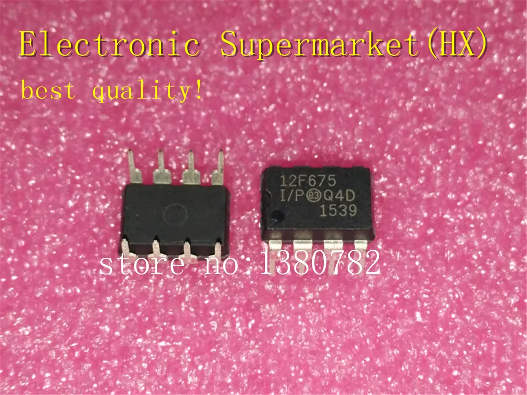 Free Shipping 100pcs/lots PIC12F675-I/P PIC12F675 DIP-8  New original  IC In stock!