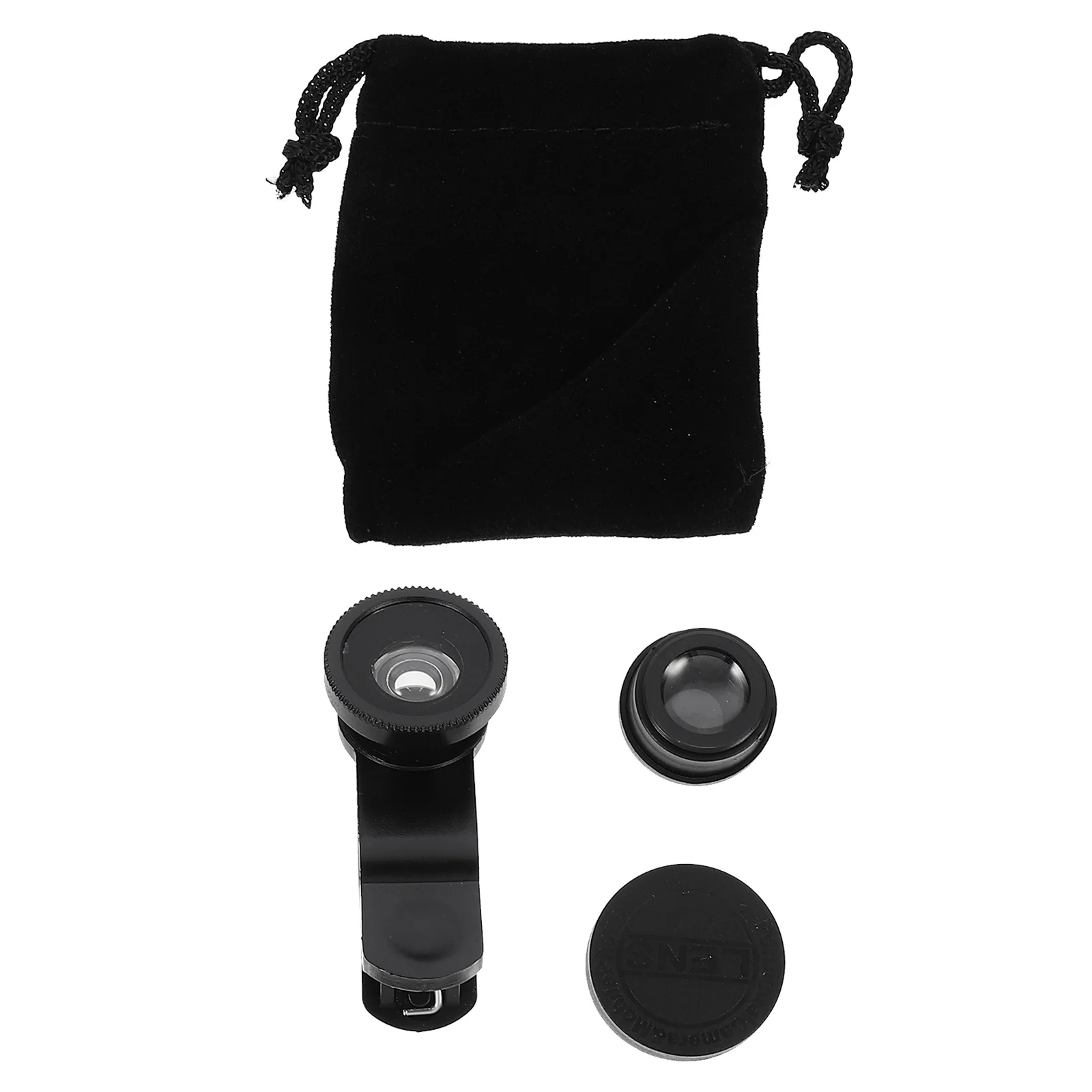 

2 Sets Clip-on Phone Camera Lens Clamp On Multifunctional Cell Phone Lens Supply