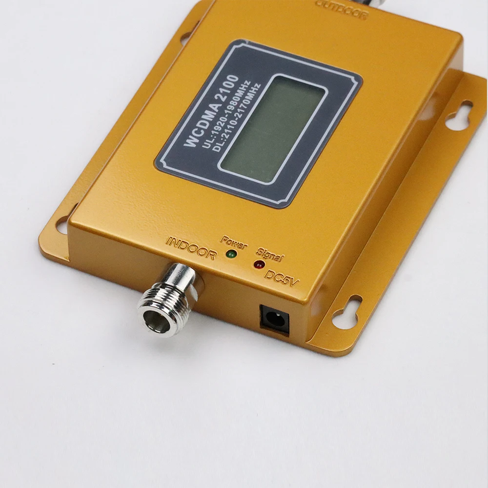 

ZQTMAX 3G cellular signal booster WCDMA UMTS Cell Phones Signal Repeater 2100 (Band 1) Signal Amplifier for 3G Voice and Data