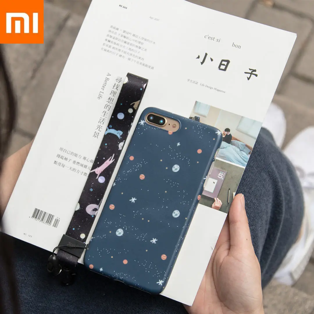 2019 Xiaomi Lanyard креативный МОБИЛЬНЫЙ ТЕЛЕФОН многоцелевой иллюстрация мягкая кожа