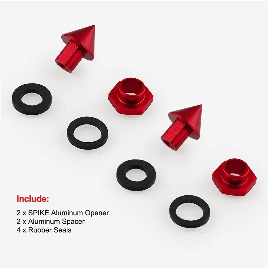 

Rear Glass Aluminum Opener Nut Red (B Style) Spacer Strut Hardware Kit Accessories