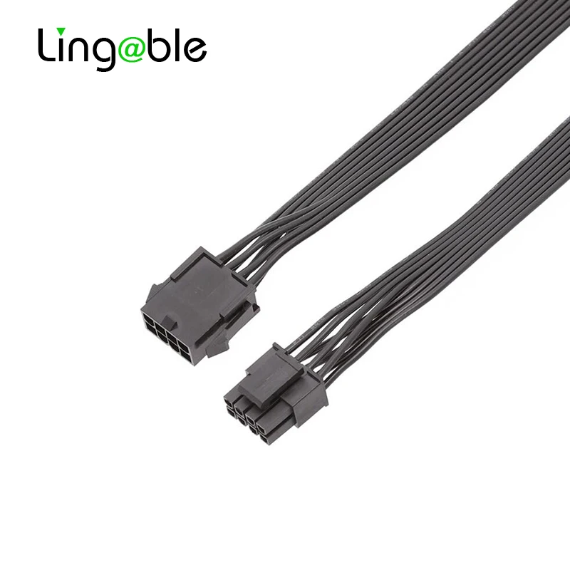 Lingable Материнская Плата ЦП 8 разъемов к 8P (4 + 4) мужской удлинитель питания 30 см
