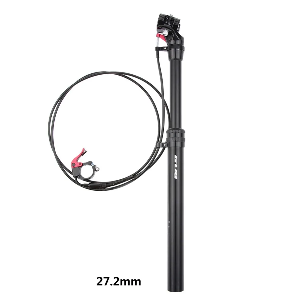 

Remote Control Bike Seatpost Mountain MTB Line Adjustment Bicycle Seat post Suspension Air 27.2/31.6x440mm Travel 100mm