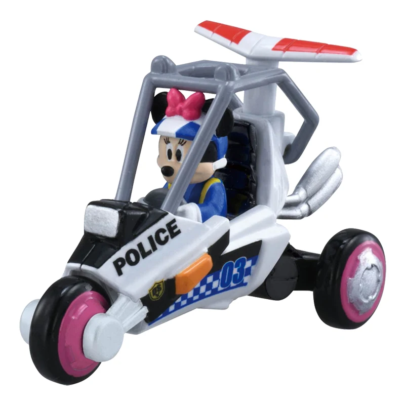 

TAKARA TOMY TOMICA модель автомобиля из сплава игрушки десни искусственная модель 142287 Минни мотоцикл полицейский автомобиль Подарки для детей.