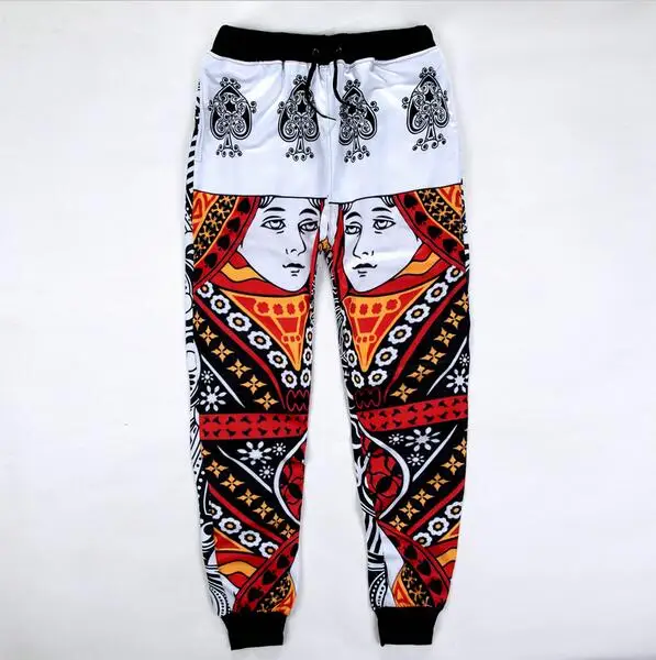 jogger Sondirane, новая мода, 3D принт, Poker Face, queen, графический спортивный костюм, забавные штаны для бега и толстовки, повседневные Костюмы, спортивные штаны, наборы - Цвет: jogger
