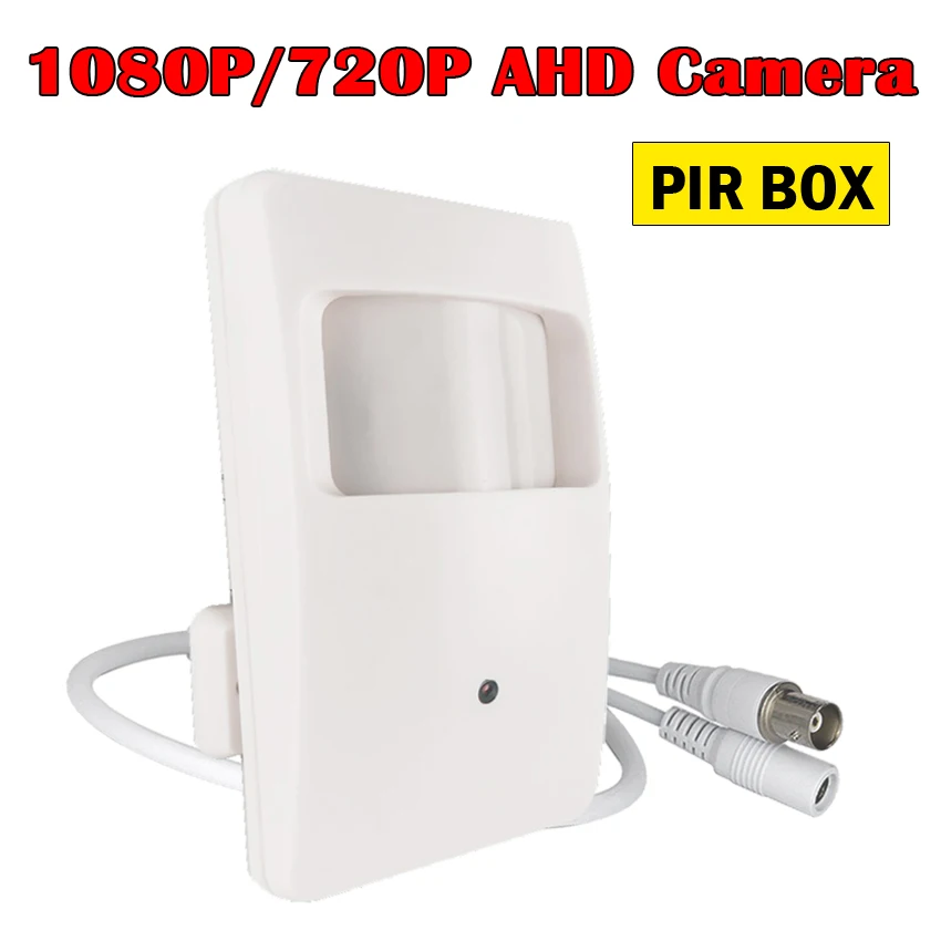 AHD HD 1080P 2MP 3 7 мм объектив Мини коробка 720P 1MP безопасности PIR блок датчиков движения