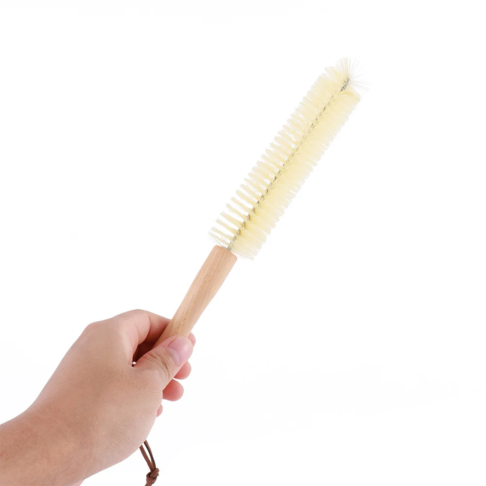 Японский стиль деревянная o-образная длинная ручка щетка для чистки чаша