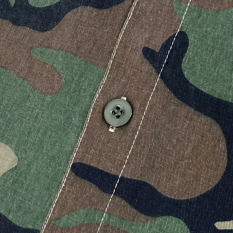 Новинка осени 2021 свободное повседневное женское камуфляжное пальто с лацканами