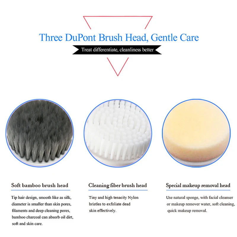 Вращающаяся щетка для очищения лица уход за кожей косметическая инструмент