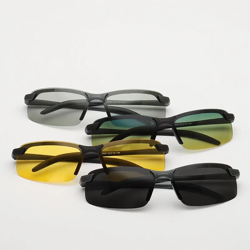 Ультралегкие Модные поляризованные фотохромные солнцезащитные очки для