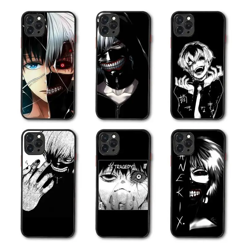 

Tokyo Ghouls Phone Case Matte Transparent for iPhone 7 8 11 12 s mini pro X XS XR MAX Plus coque cover
