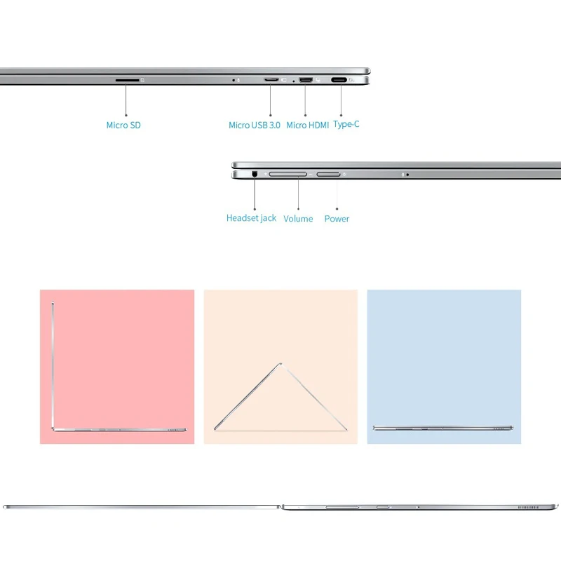 BMAX Y11 ноутбук с 11 6-дюймовым дисплеем четырёхъядерным процессором Intel N4120 N4100 ОЗУ 8