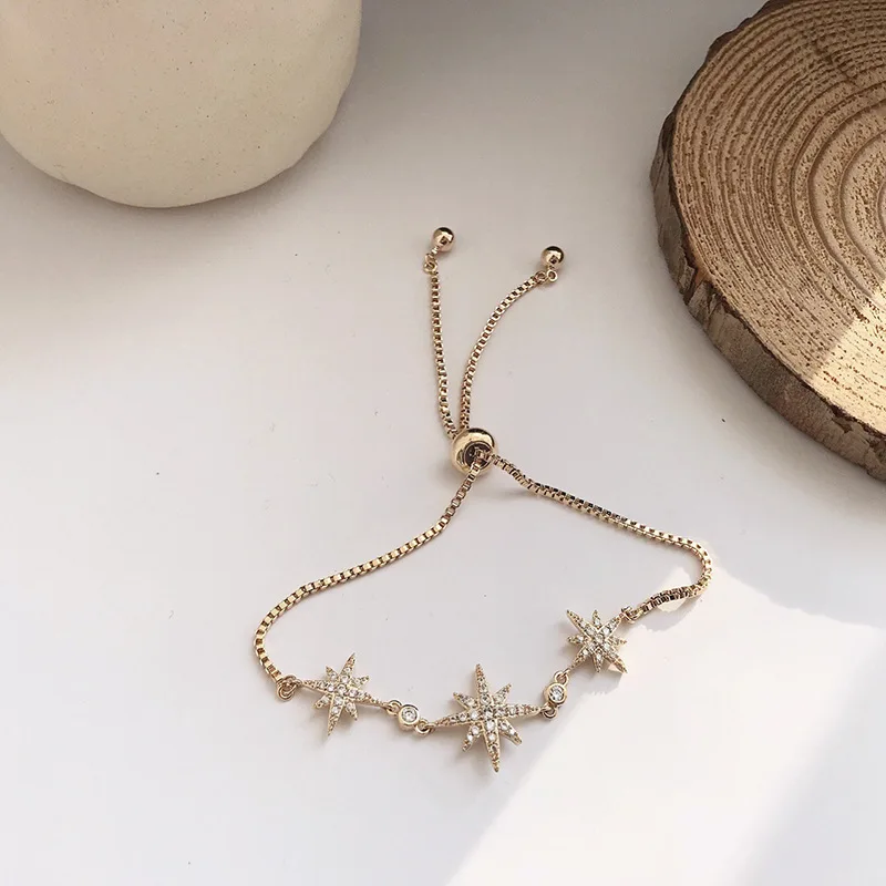 

CB2115 Exquisite light luxury Japanese and Korean adjustable pull Bracelet