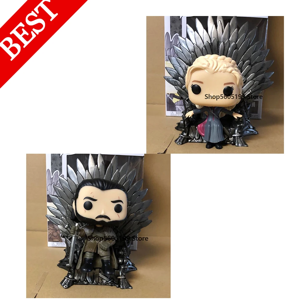 

NEW POP JON SNOW SANSA STARK DAENERYS NIGHT KING with box FigureToys Collection model toy for children