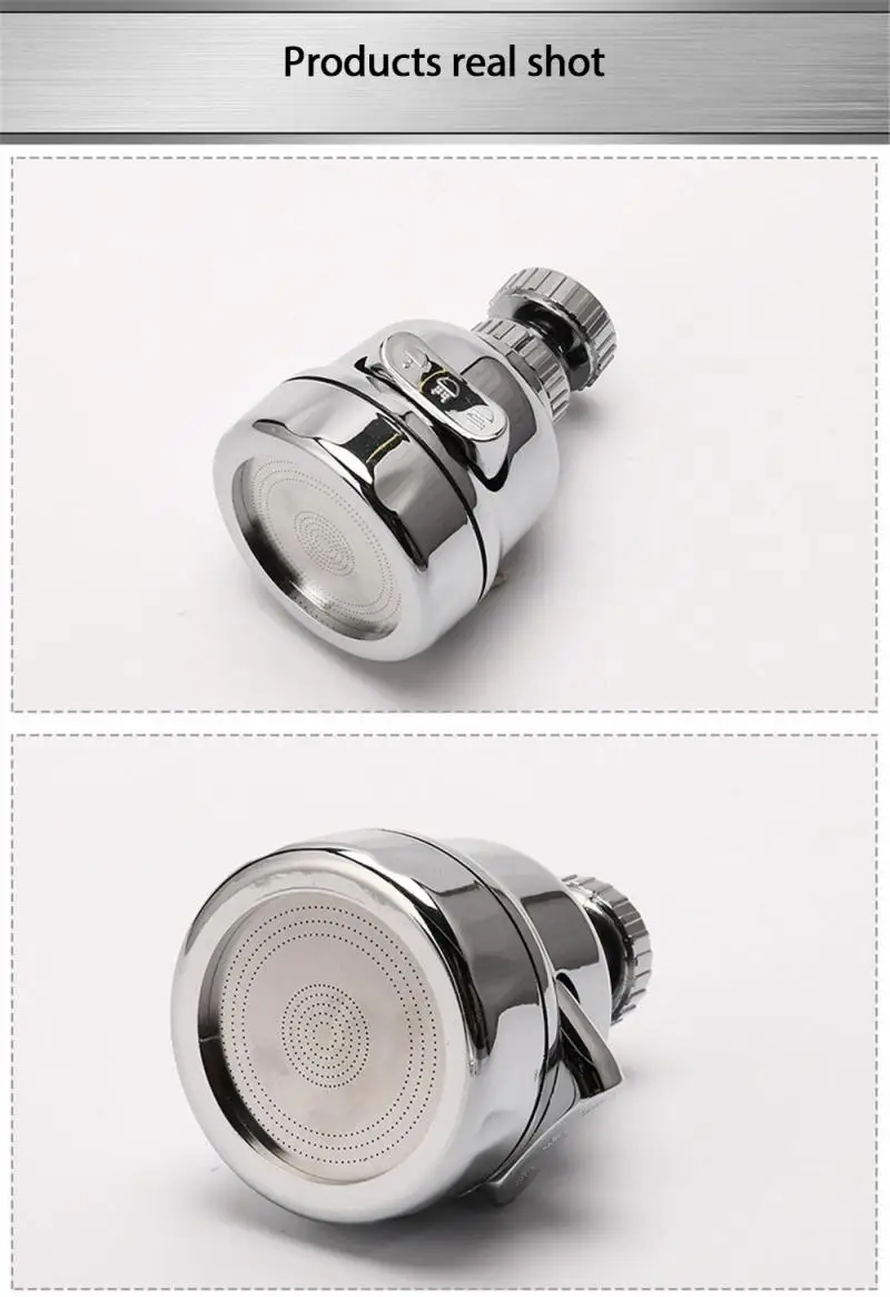 

1PC 360 Rotateable Faucet Kitchen Faucet Aerator Water Diffuser Bubbler Water Saving Filter Shower Head Nozzle Tap Connector